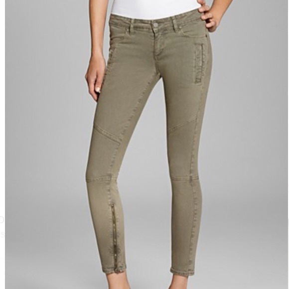 PAIGE Denim - Paige Denim Marley Skinny in Fatigue Army Green